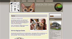 Desktop Screenshot of animaleyeclinicspokane.com